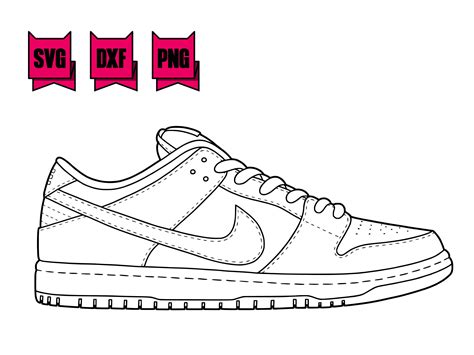 nike dunk low silhouette